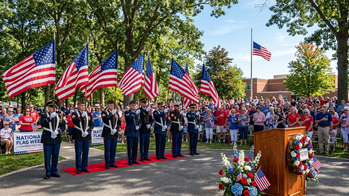 American Flag Rules Ceremonies