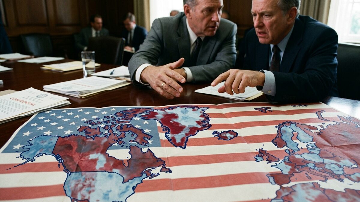 Trump flag map controversy