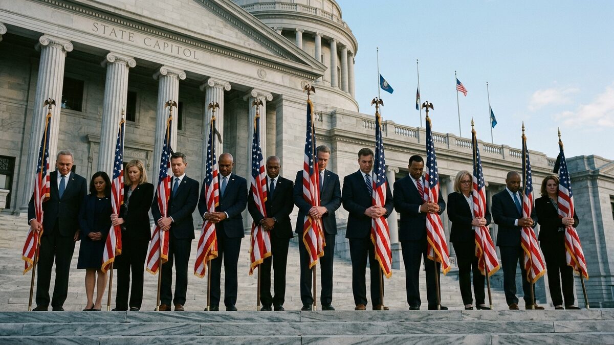 Governors coordinate flag orders