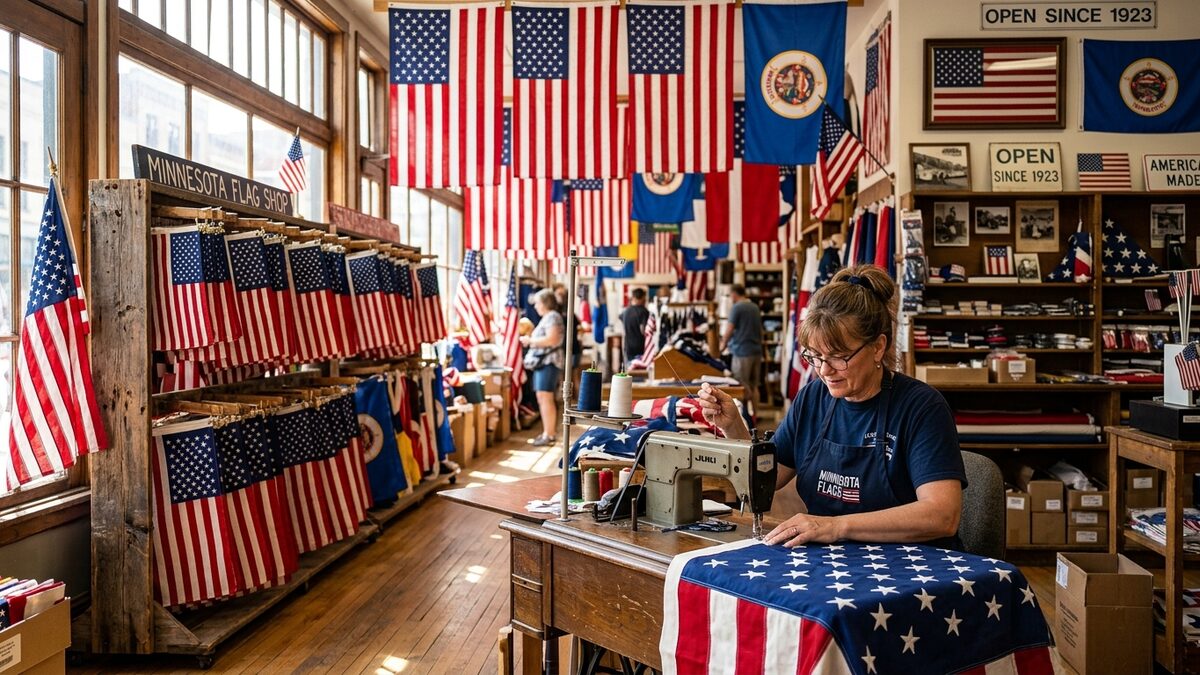 Minnesota law American-made flags